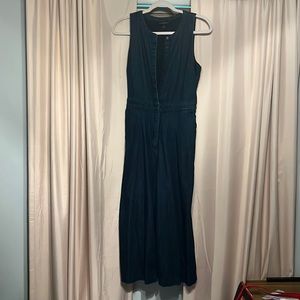 Denim Wide Leg Jumpsuit